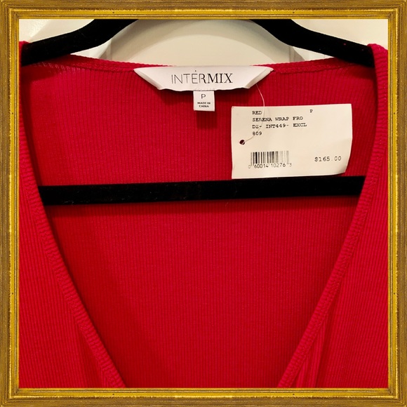 NWT- Intermix “Serena Wrap Dress” - Picture 6 of 6